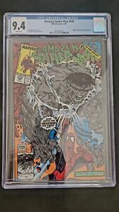 Amazing Spider-Man #328 CGC 9.6 NM+ White Pages Marvel 1990 Key Hulk McFarlane