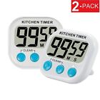 Magnetic Large LCD Digital Kitchen Cooking Timer Count Down Up Clock Loud Alarm