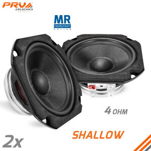 2x PRV Audio 3MR40-NDY-4 Midrange Neodymium 3