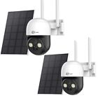 XVIM 2PK Solar Camera 4MP Wireless Security Camera WiFi Security CCTV System