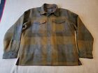 Filson Lined Mackinaw Wool Jac-Shirt | Large | NWOT | Dark Military Plaid | Rare