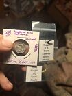 Nature Gold Nuggets+ Silver Coin..0.42 Gram Gold,& 1/20 Silver Prospector