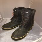 Monteagle Men's Thinsulate Insulated Boots Size 13 Black Leather Uppers