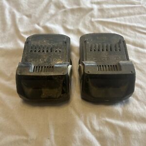 LOT OF 2 HITACHI 18V LITHIUM-ION HXP BSL1815X BATTERY (NOT WORKING)