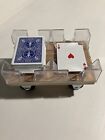 Two (2) Deck Custom Made Mobile Card Tray Bicycle Canasta  Holder Playing