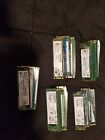 HUGE LOT OF 44 - 256GB M.2 2280 SATA SSD Solid State Drives ALL wiped and tested