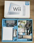 Nintendo Wii Console Bundle w/Box, 2 Controllers/Nunchucks, and Wii Sports Game