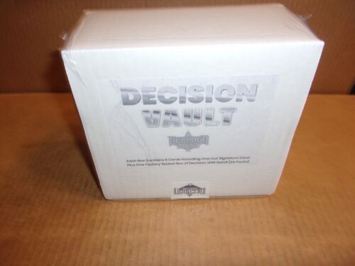 2022 Leaf Decision Vault Hobby Box 1 Cut Signature Per Box +27 2016 Packs +Hits