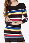 Sanctuary Trailblaze Sweaterdress Size Small Multi-Colored Striped Dress