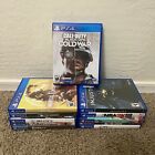 PS4 Video Game Lot Call Of Duty Cold War, Mortal Kombat 11, Injustice 2