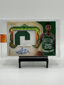 2020-21 National Treasures Aaron Nesmith 2021 Crossover Rookie Patch Auto #1/11