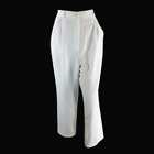 Sag Harbor Size 16 Knit Dress Pants Trousers White Pleated Pockets New With Tags