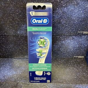 Oral-B Dual Clean Electric Toothbrush Replacement Brush Heads - 1 Pack Of 3 Ct