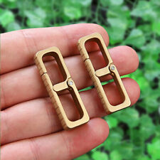 Solid Brass Mini Keychain Portable Carabiner Buckle Clip Snap Hook Handbag Clasp