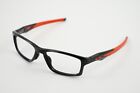 OX8090-0355 Oakley Crosslink Polished Black 55-17-137 Red Eyeglasses Frames