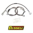 Russell 672340 Stainless Brake Hose Line Kit 1989-98 Chevy GMC C1500 C2500 2WD