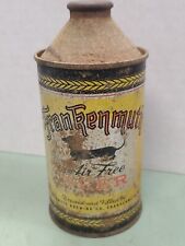 Frankenmuth Air Free Beer Cone Top Beer Can With Dachshund Dog