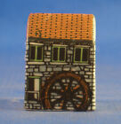 Birchcroft Miniature House Shaped Thimble -- Mill Wheel Cottage