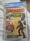 New Listing1964 Marvel Comics Avengers 8 CGC 4.0. 1st Appearance of Kang The Conqueror