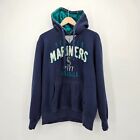 Seattle Mariners Men's Hoodie Size Large Blue By Carl Banks G-lll Lined Hood