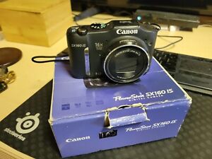 New ListingCanon PowerShot SX160 IS 16.0MP Digital Camera - Black (6354B001)