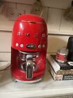 New ListingSmeg Red Coffee Machine
