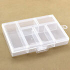 Portable Plastic 6-Compartment Storage Container Small Box Case Transparent B4I6