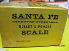 RARE Vintage SANTA FE Powder Bullet Scale Balance Beam Complete Bx Reloading DAD