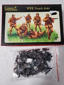 Caesar Miniatures 038 WWII French Army - 1/72 Figure set - Open Box