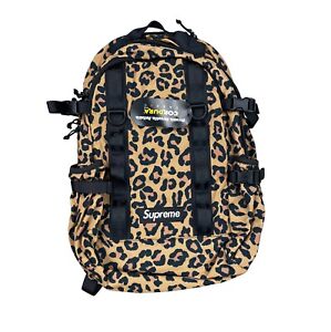 Supreme FW20 Box Backpack Leopard