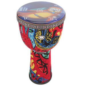 African Djembe Drum Percussion Instrument Colorful Beginner Hand Djembe Drum