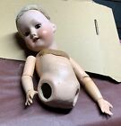 Vintage Torso Bisque Doll with Head As Is.creepy