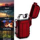 Electric Lighter Waterproof Rechargeable USB Dual Arc Plasma Flameless Windproof