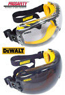 DeWalt CLEAR SMOKE ANTI FOG Protective Over Glasses Safety Goggles UV ANSI Z87+