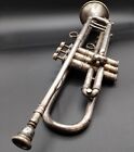 Vintage 1920s York Grand Rapids Silver Plate Trumpet No 90960