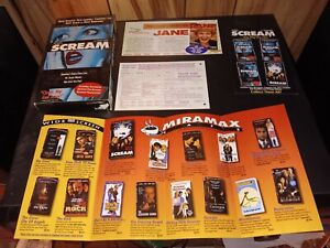 Scream VHS RARE Blue Drew Cover WITH ALL ORIGINAL CONTENTS! Horror