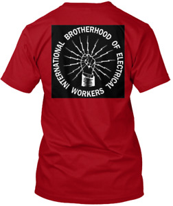 IBEW 186 Railroad Tee T-Shirt Made in the USA Size S to 5XL
