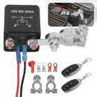 Car Battery Disconnect Cut Off Isolator Master Switch w/ Wireless Remote Control