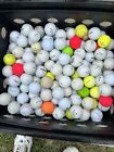 Assorted Hitaway/Practice Recycled Used Golf Balls, Color Mix - 100 Count
