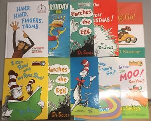 Random Lot of 10 LARGE Dr. Seuss Books Hardcover