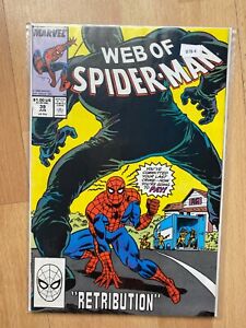 Web Of Spiderman 39 - High Grade Comic Book - B78-4