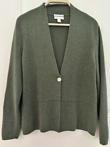CHARTER CLUB CASHMERE SWEATER WOMENS SIZE LARGE - GREEN