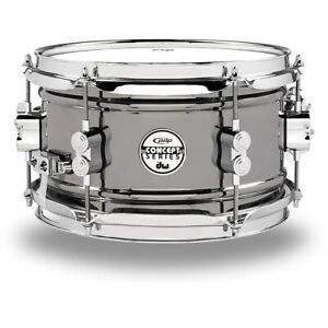 PDP by DW Concept Series Black Nickel Over Steel Snare Drum 10x6 Inch LN