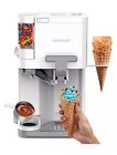Cuisinart Ice Cream Maker Bundle Soft Serve ICE-48 Fully Automatic White