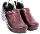 Dansko Professional Stapled Red Nursing Clog Mule Shoes EU 36 Women's US 5.5