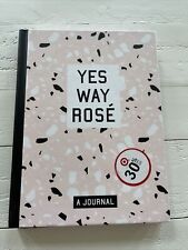 Yes Way Rose Blank Journal Hardcover BRAND NEW