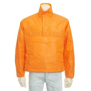 DIOR 2950$ Orange Technical Canvas Dior Oblique Anorak Jacket