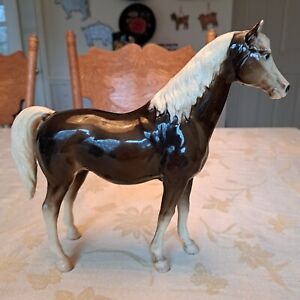 Vintage Breyer Horse #202 Family Arabian Mare Dickory Glossy Charcoal, 1960's