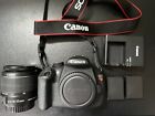Canon EOS Rebel T5 18.0 MP DSLR Camera Bundle With Lens, 3 Batteries, And Camera