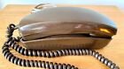 VINTAGE ITT BROWN TRIMLINE ROTARY DIAL DESK PHONE TESTED AND WORKS WELL